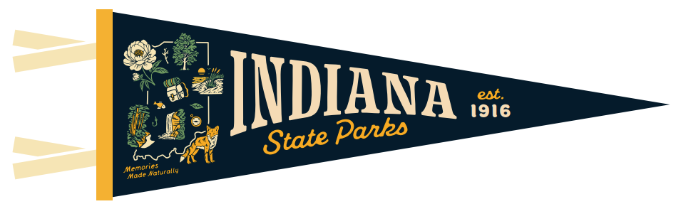 Indiana State Parks x Oxford Pennant Standard