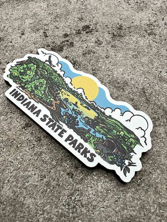 Wild Tribute Indiana State Parks Magnet