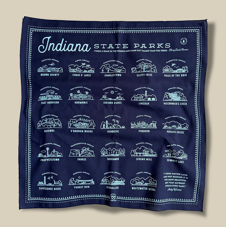 Indiana State Parks Bandana
