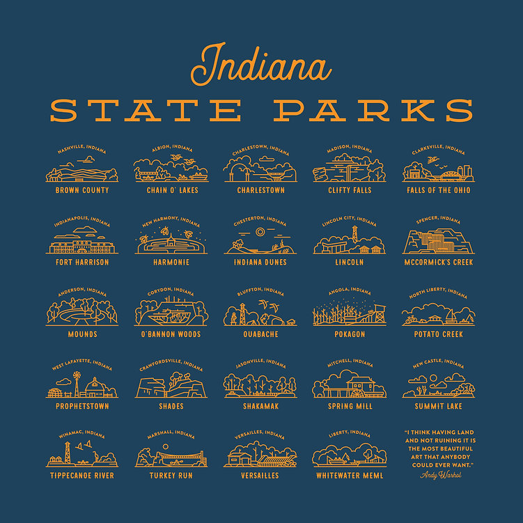 Indiana State Parks T-Shirt