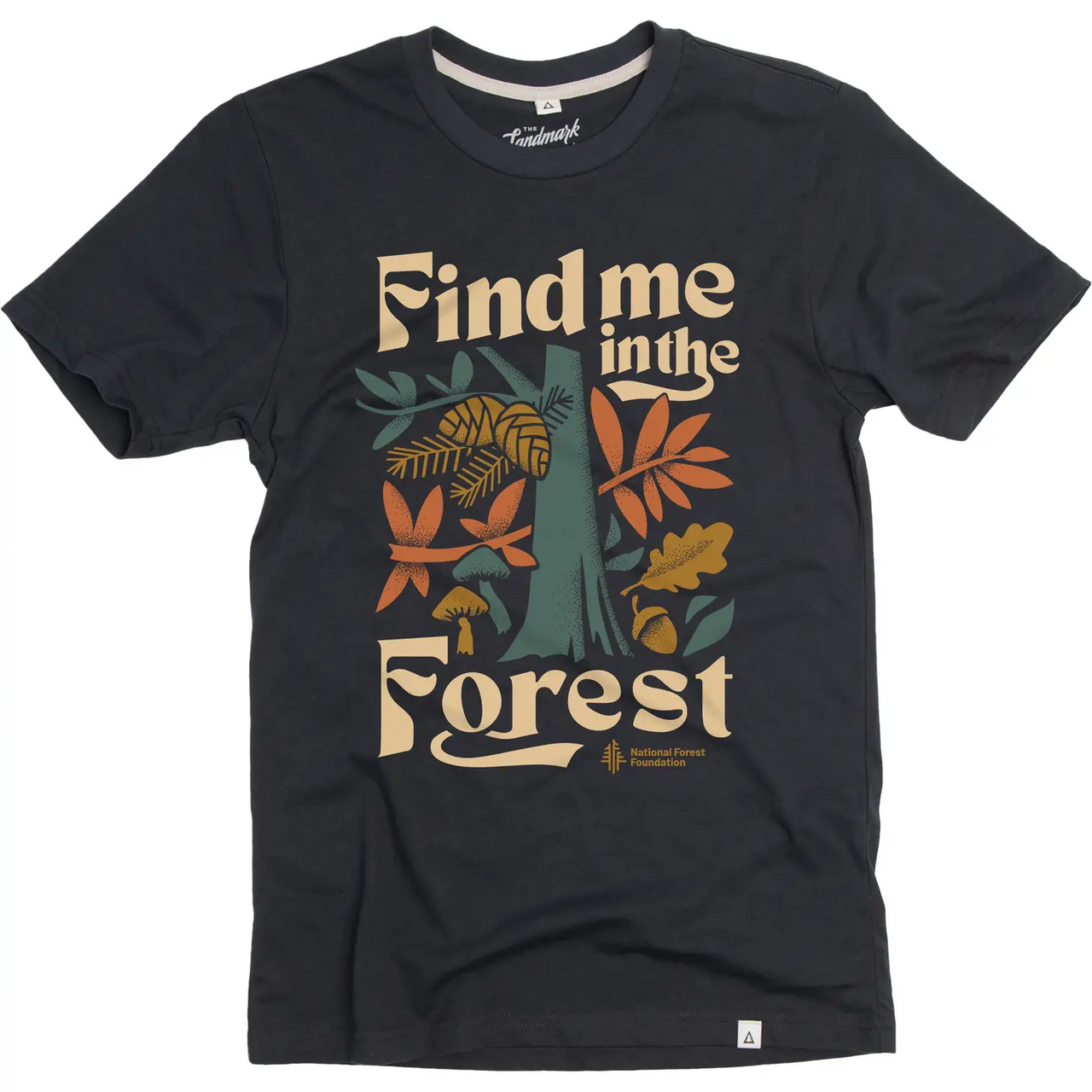 Find Me in the Forest Navy T-Shirt