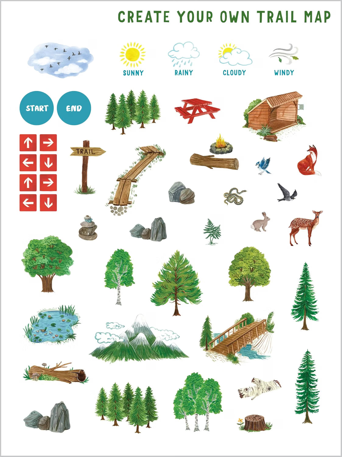 Backpack Explorer Stickers: Nature Adventure