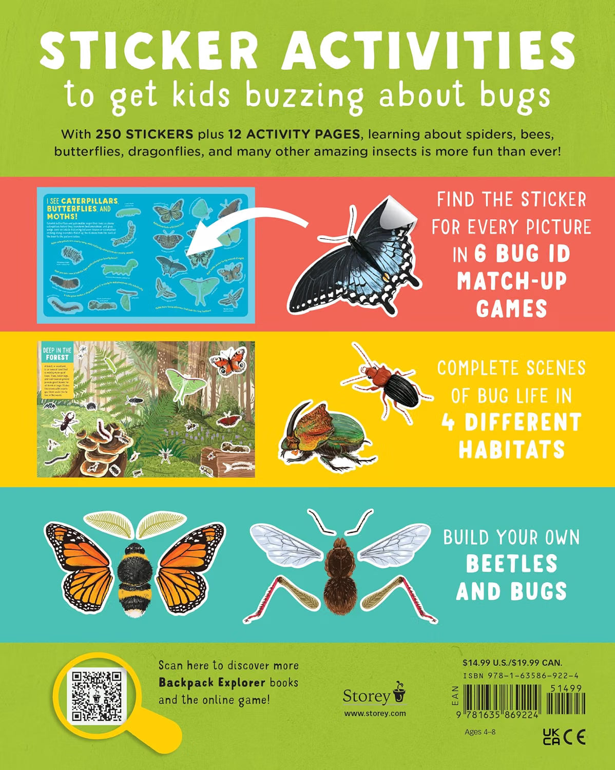 Backpack Explorer Stickers: Bug Adventure