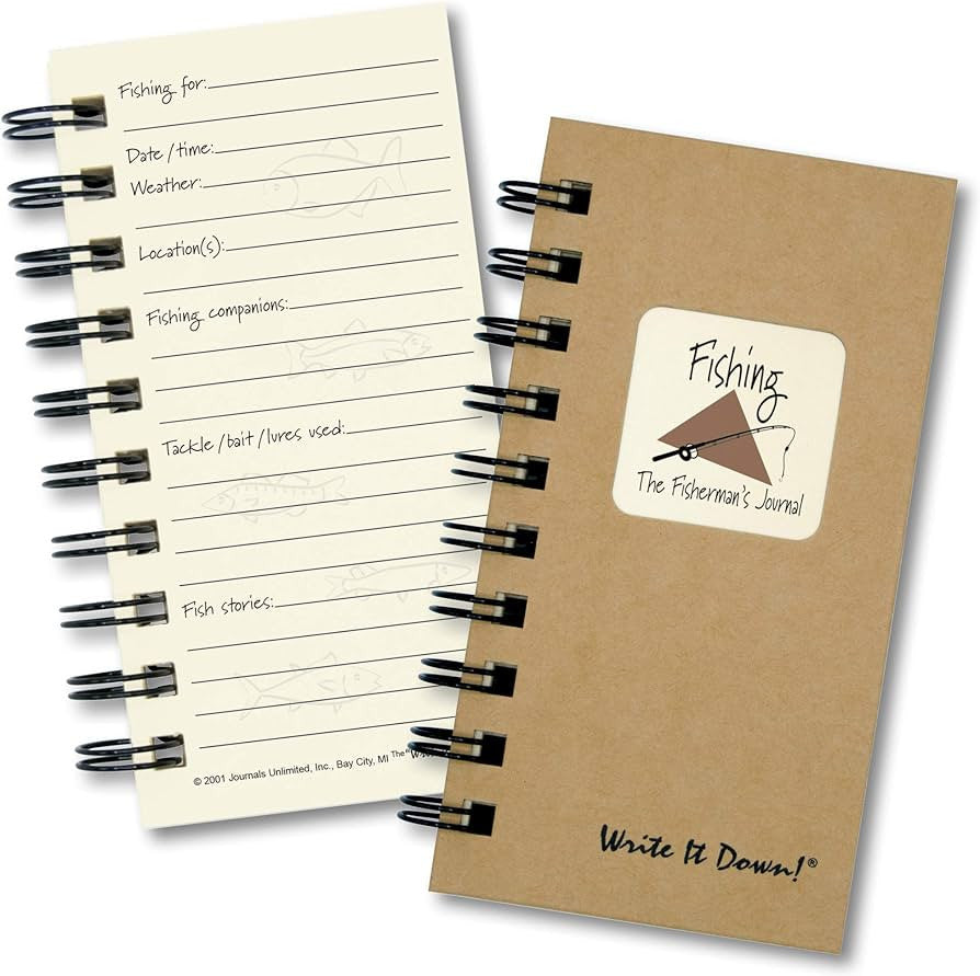 Fishing Mini Kraft Journal
