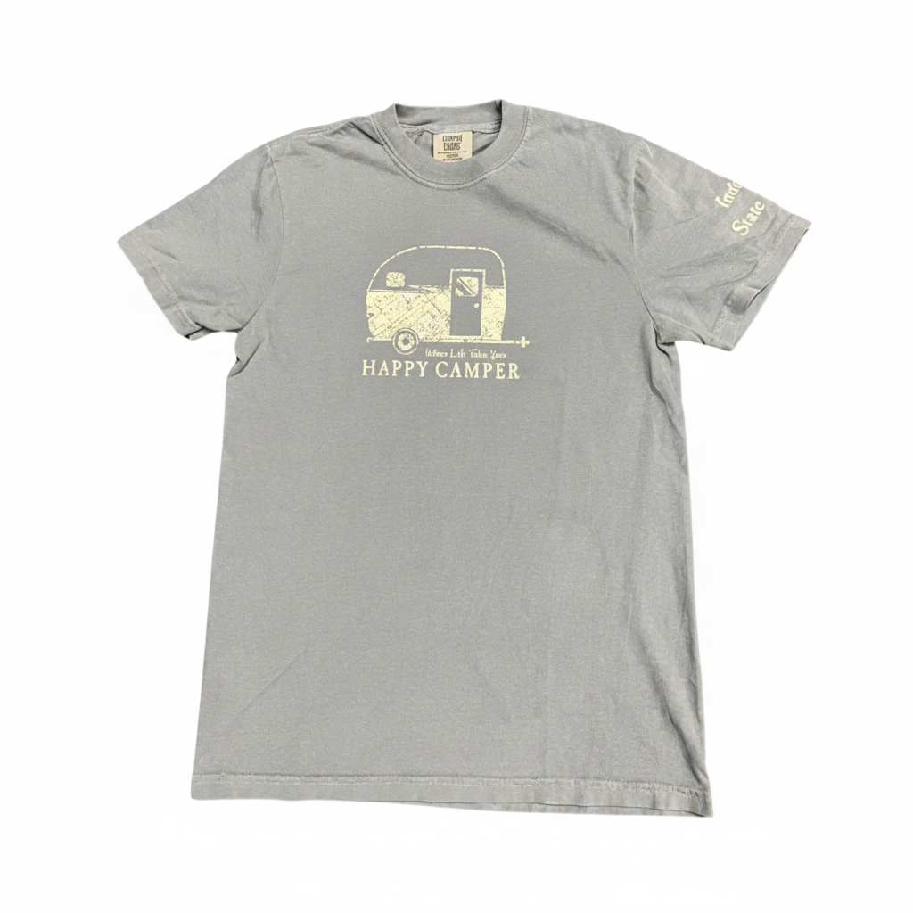 Indiana State Parks Happy Camper T-Shirt