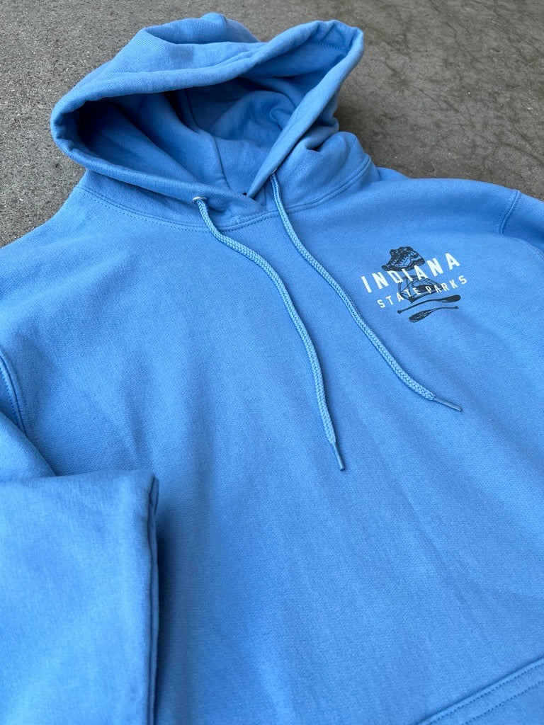 Indiana State Parks Blue Hoodie