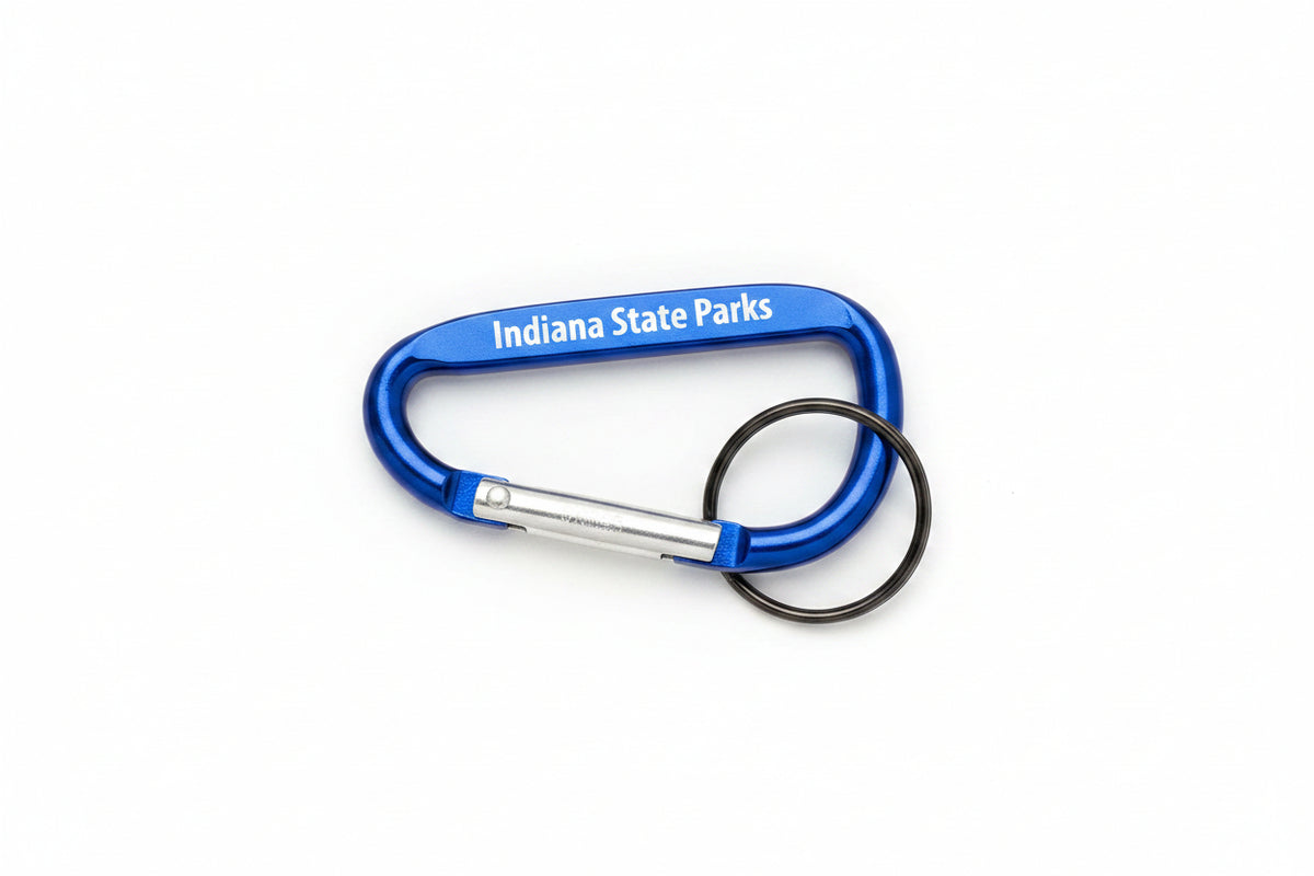 Indiana State Parks Keychain Clip