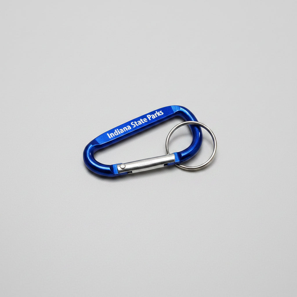 Indiana State Parks Keychain Clip