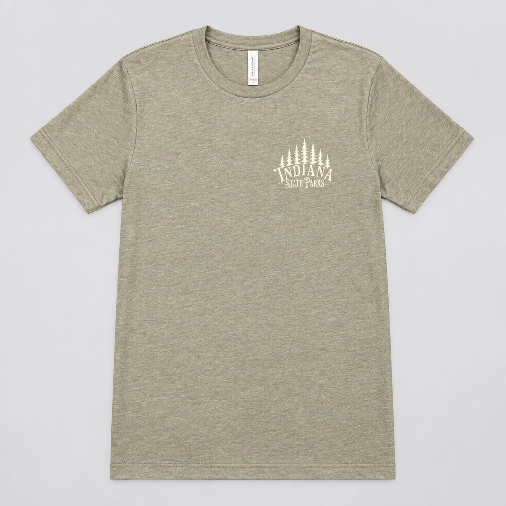 Indiana State Parks Campsite Flag T-Shirt