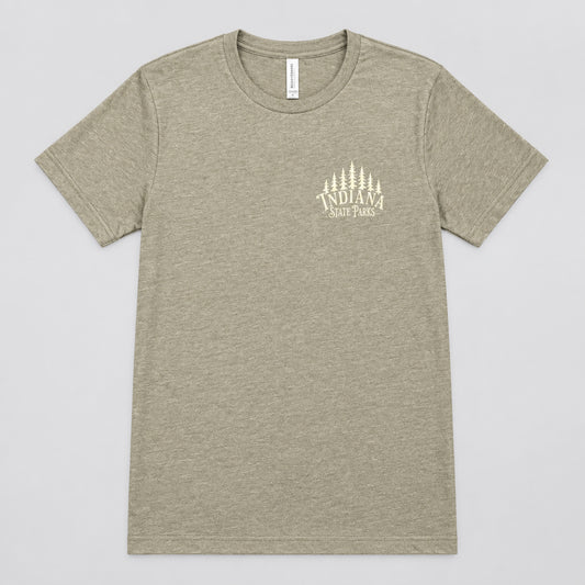 Indiana State Parks Campsite Flag T-Shirt