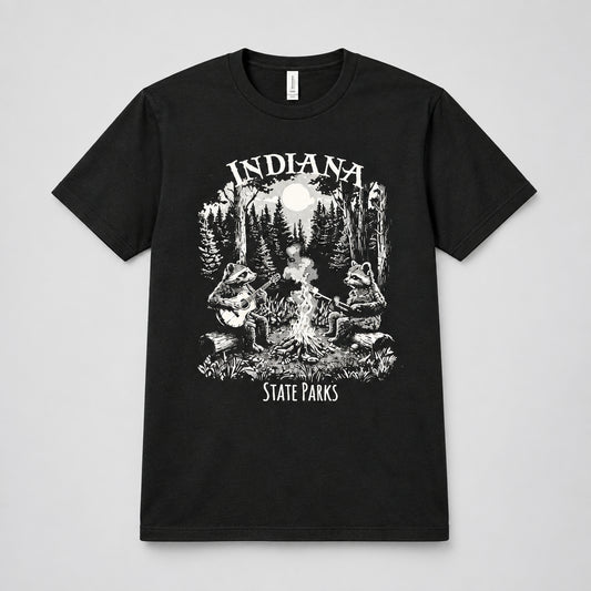 Creative State Apparel Campfire Raccoon T-Shirt
