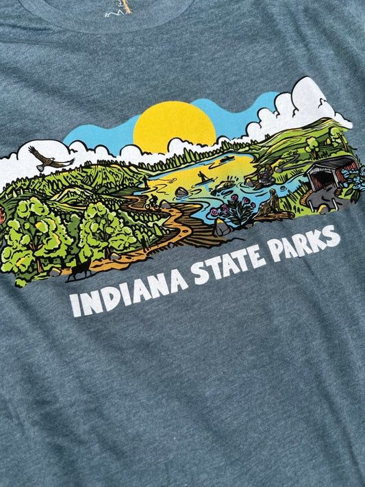 Wild Tribute Indiana State Parks T-Shirt