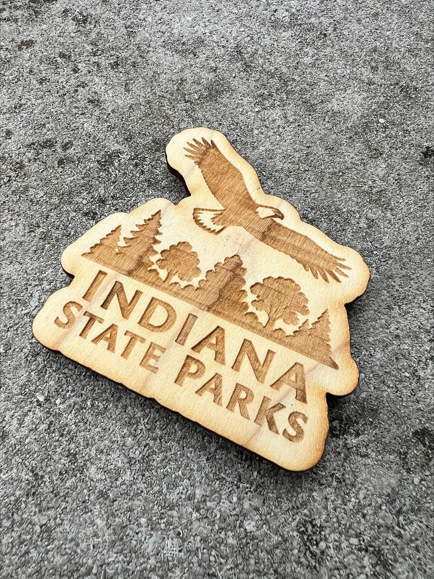 Indiana State Parks Eagle Magnet