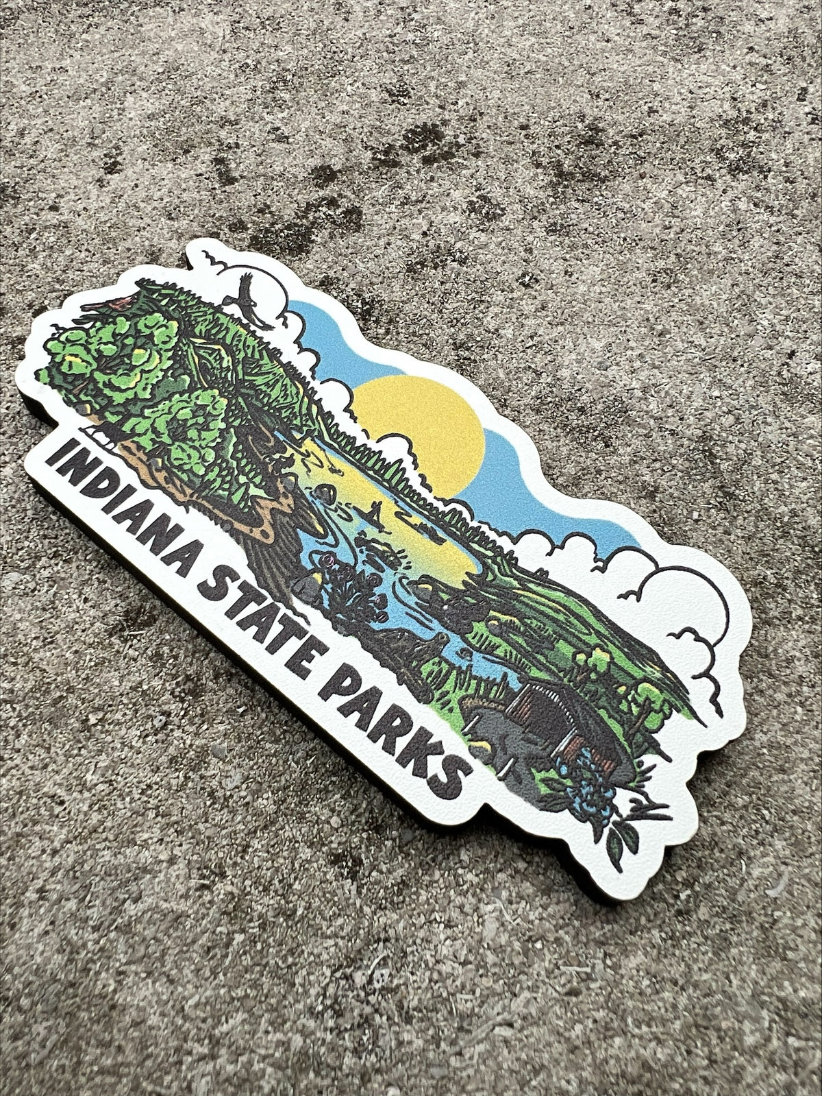 Wild Tribute Indiana State Parks Magnet