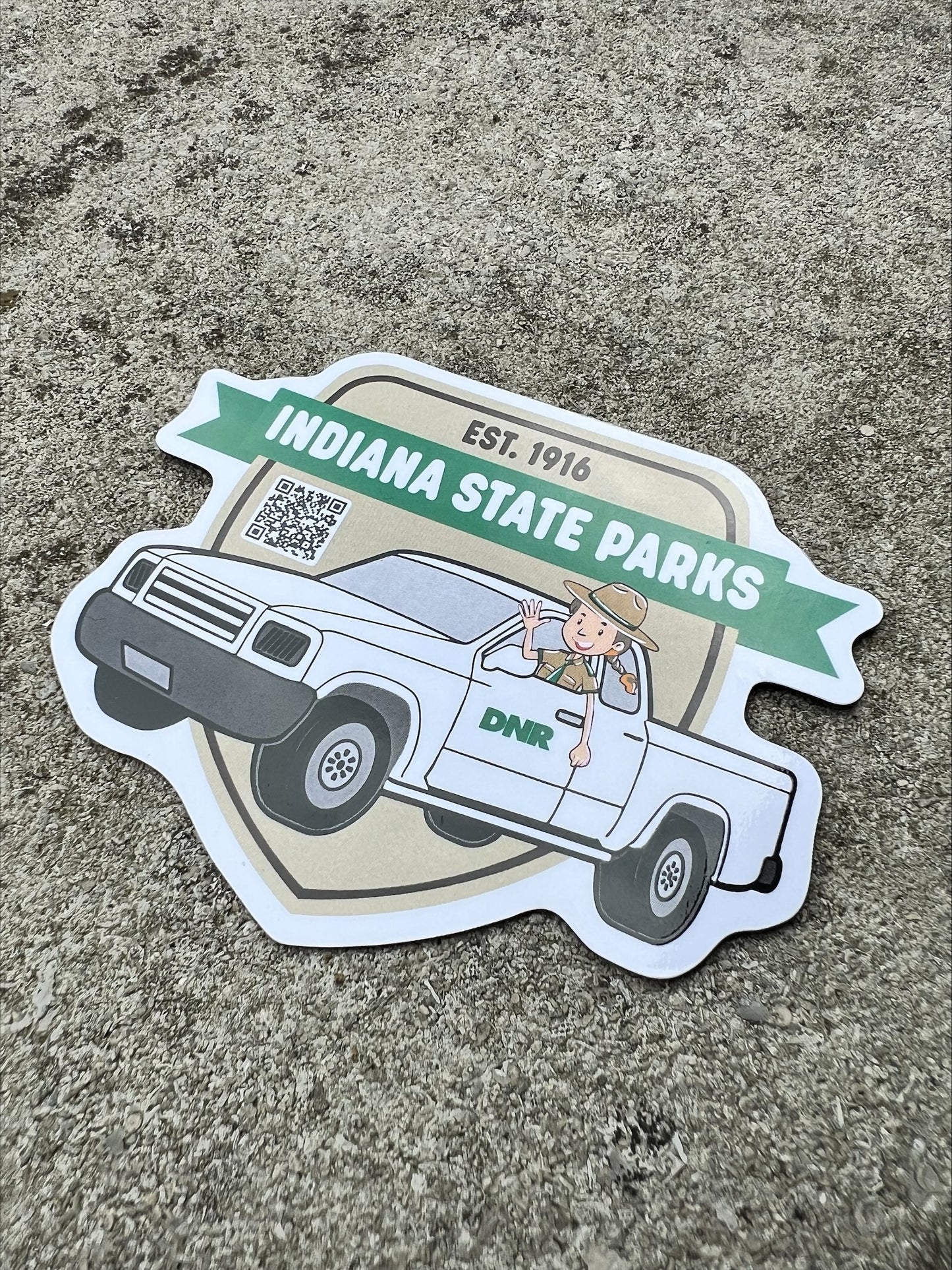 Indiana State Parks Truck Magnet