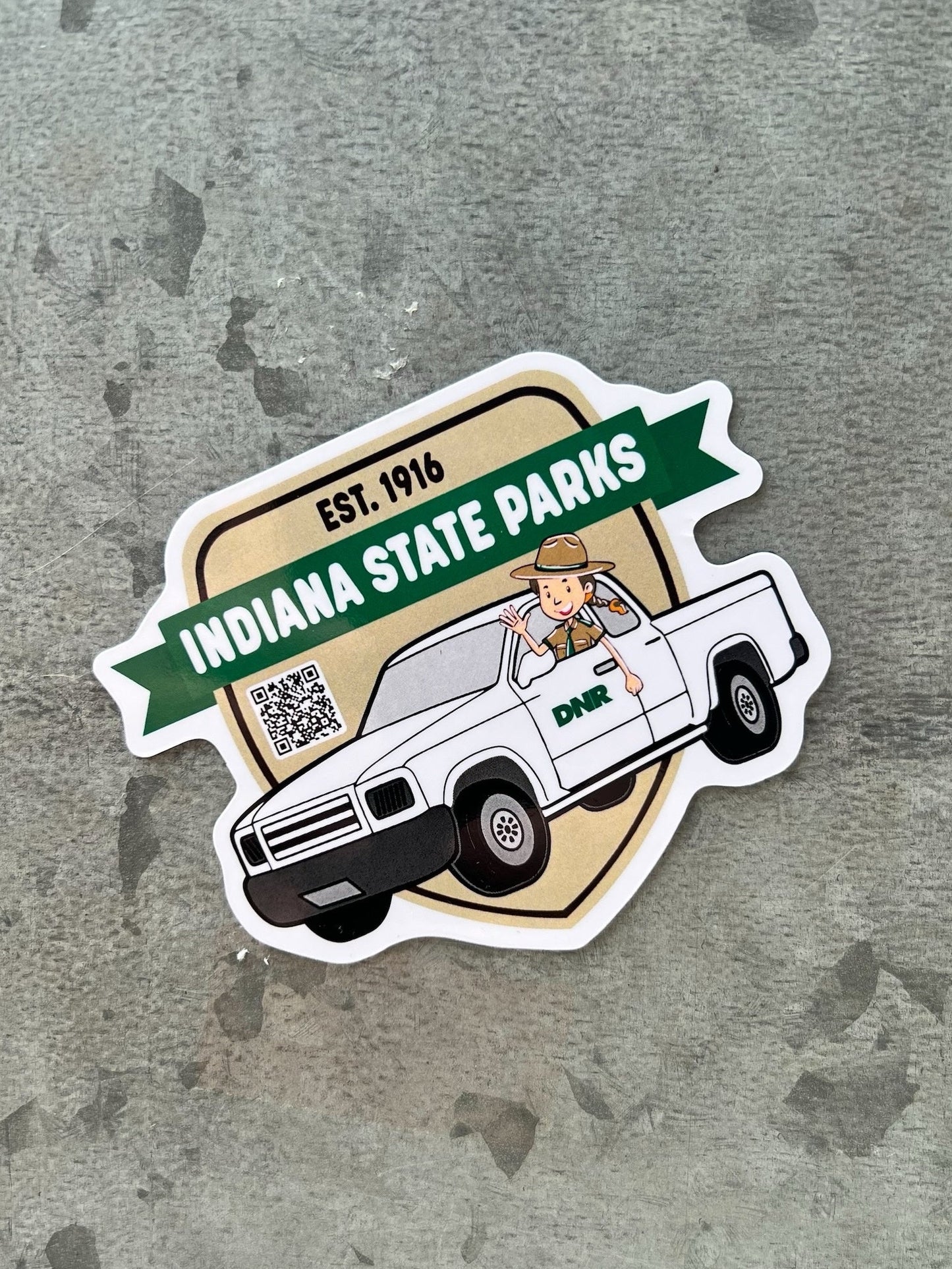 Indiana State Parks Truck Magnet