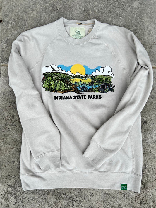 Wild Tribute Indiana State Parks Crewneck