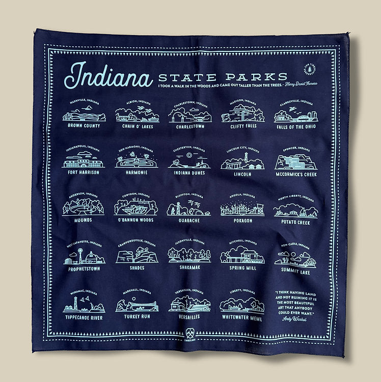 Indiana State Parks Bandana