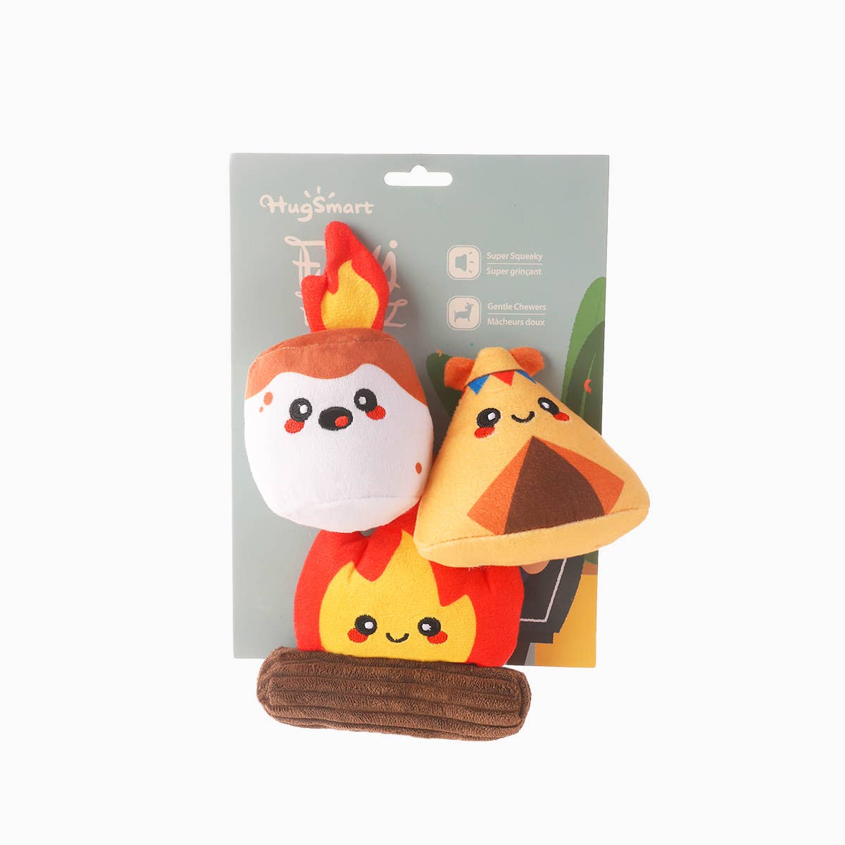 Camping Dog Plush Toy