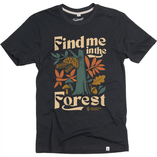 Find Me in the Forest Navy T-Shirt